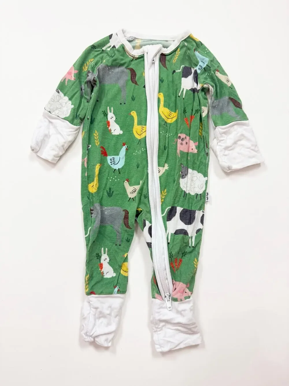 Little Sleepies Zippy Farm Animals